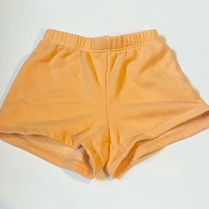 Aritzia TNA cozy fleece shorts, size XXS